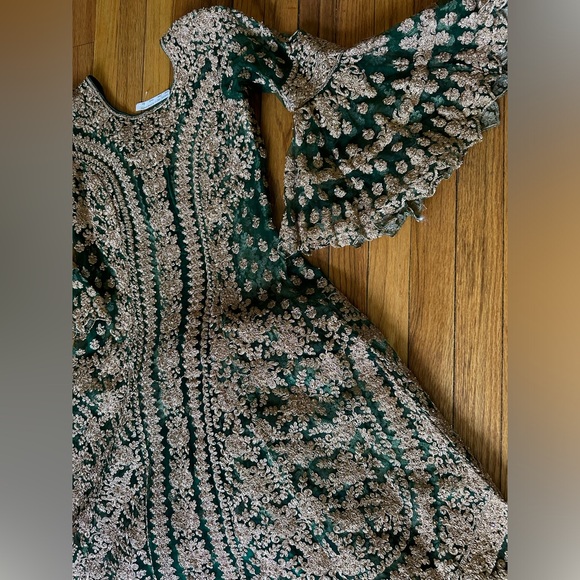 Traditional Indian Bollywood Designer Lehenga Wedding Bridal Dress Lengha Sz::38 - Picture 6 of 14